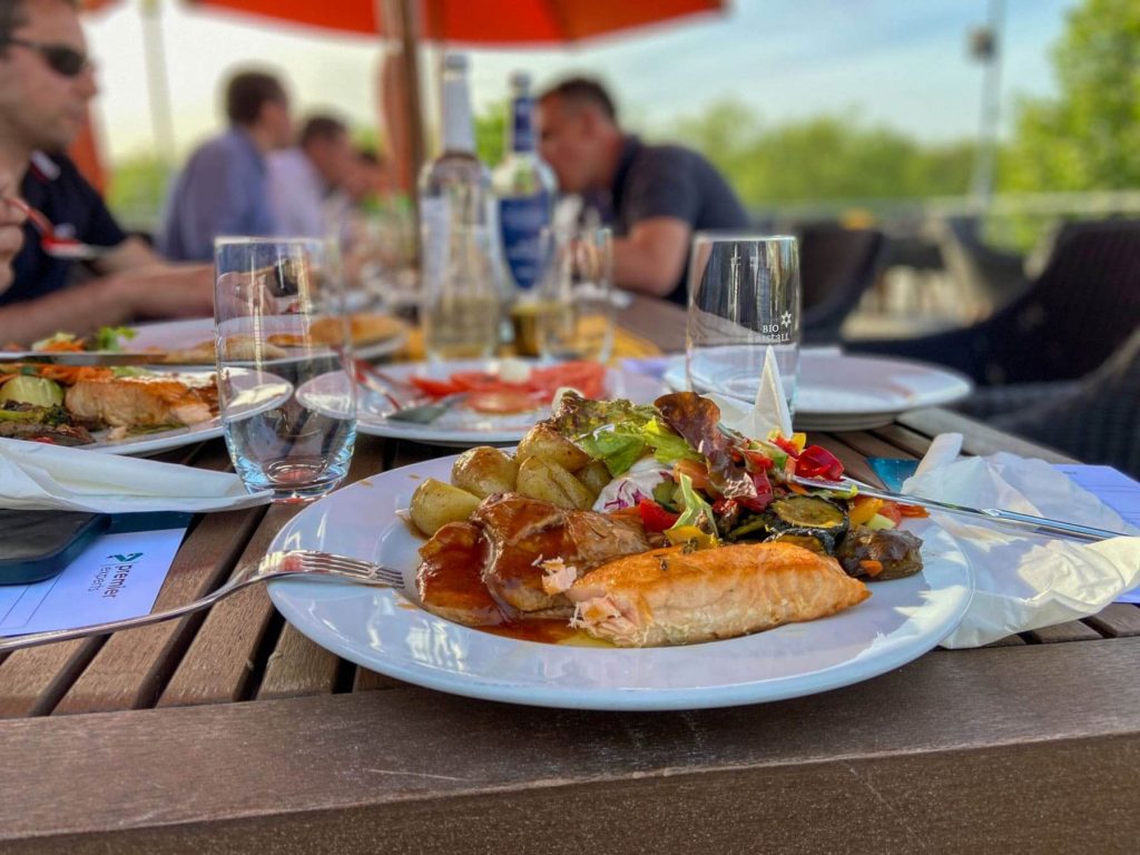 Das Abendessen ließ keine Wünsche offen